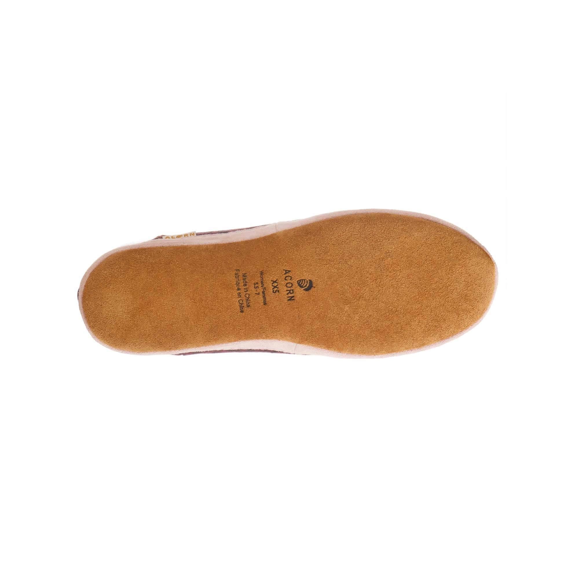 Acorn Women's Polar Pair Slipper - Fleece Lining, Garnet, Small | A22600GARWS