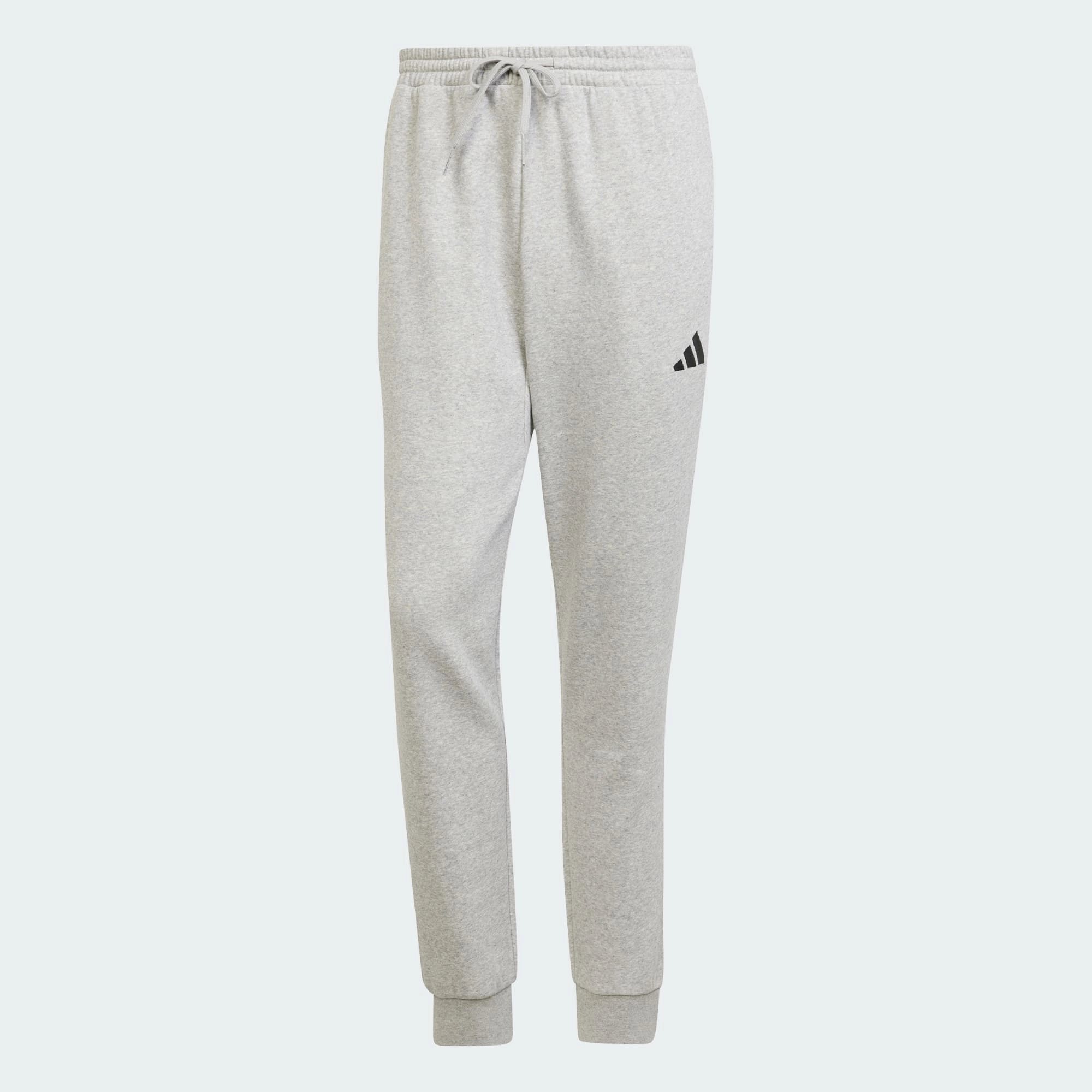 ADIDAS MEN'S ESSENTIALS FEELCOZY FLEECE GREY SWEATPANT