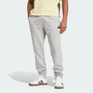 ADIDAS MEN'S ESSENTIALS FEELCOZY FLEECE GREY SWEATPANT