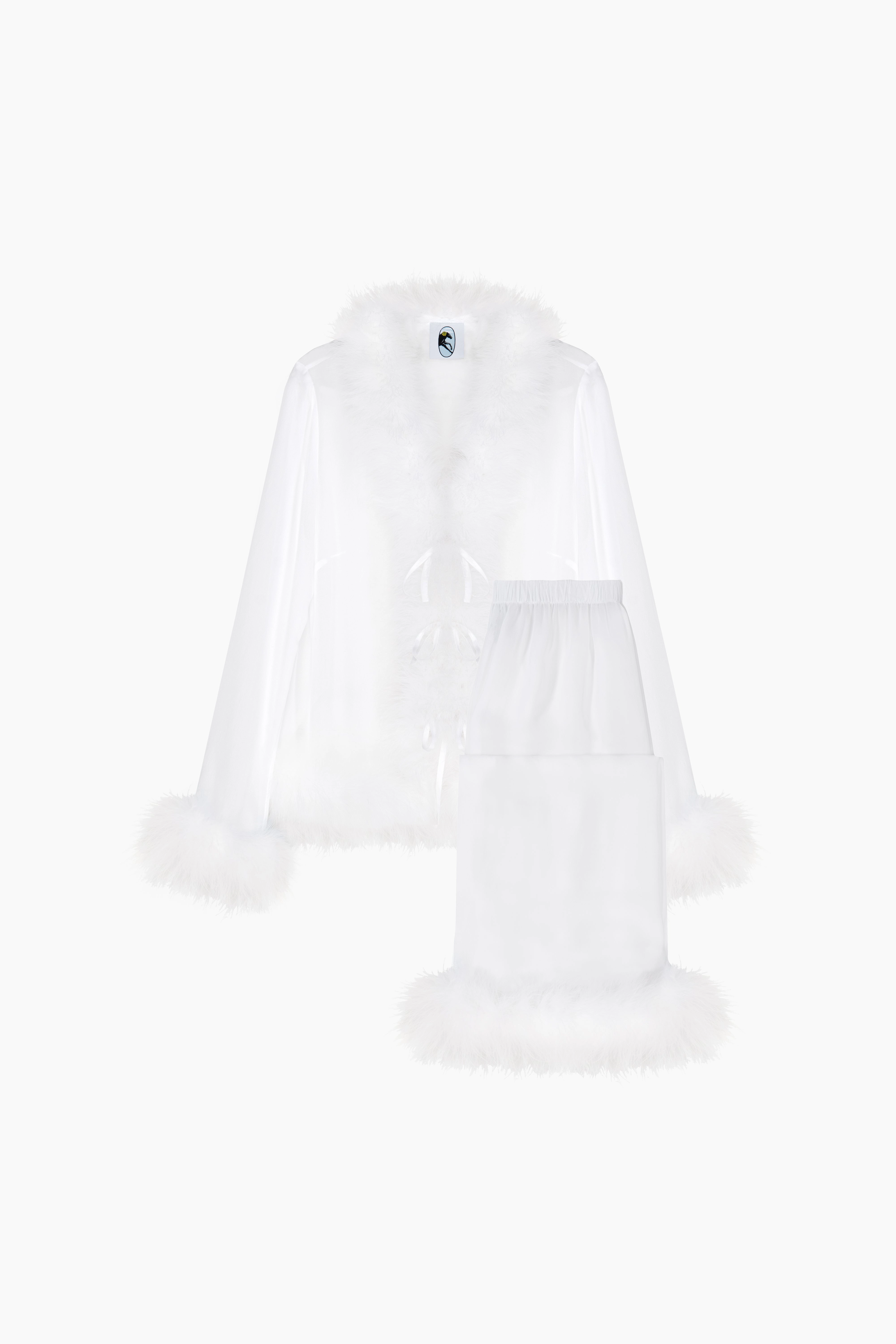 Afrodita Lounge Set in White
