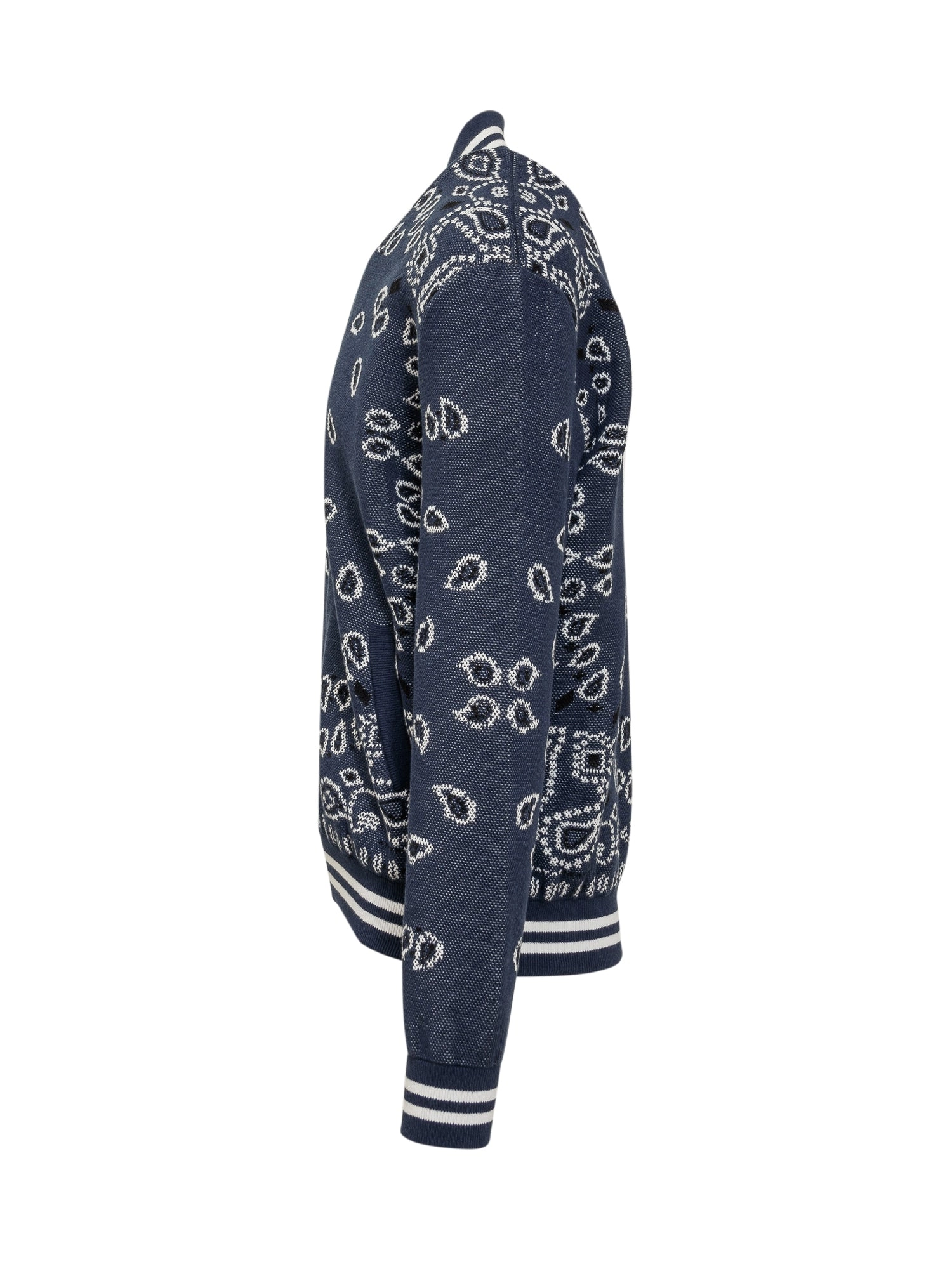 Alanui Bandana Printed Zipped Bomber Jacket