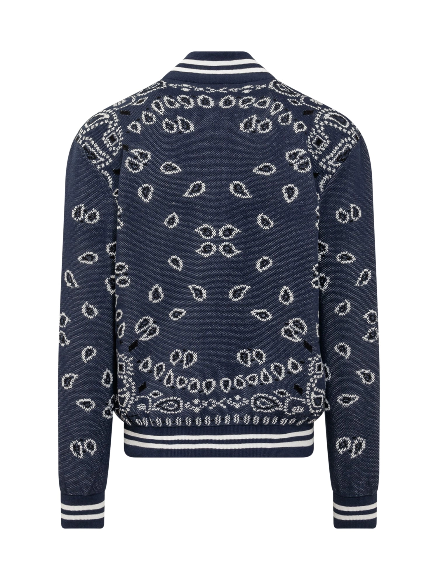 Alanui Bandana Printed Zipped Bomber Jacket