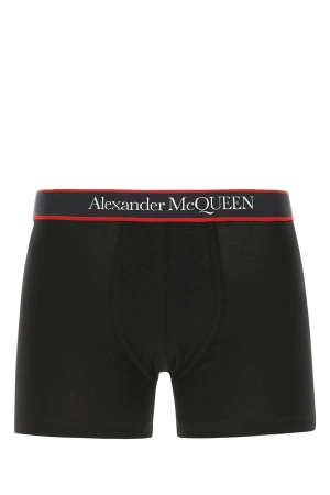 Alexander McQueen Logo-Waist Stretch Boxer Shorts