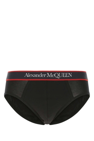 Alexander McQueen Logo-Waist Stretch Briefs