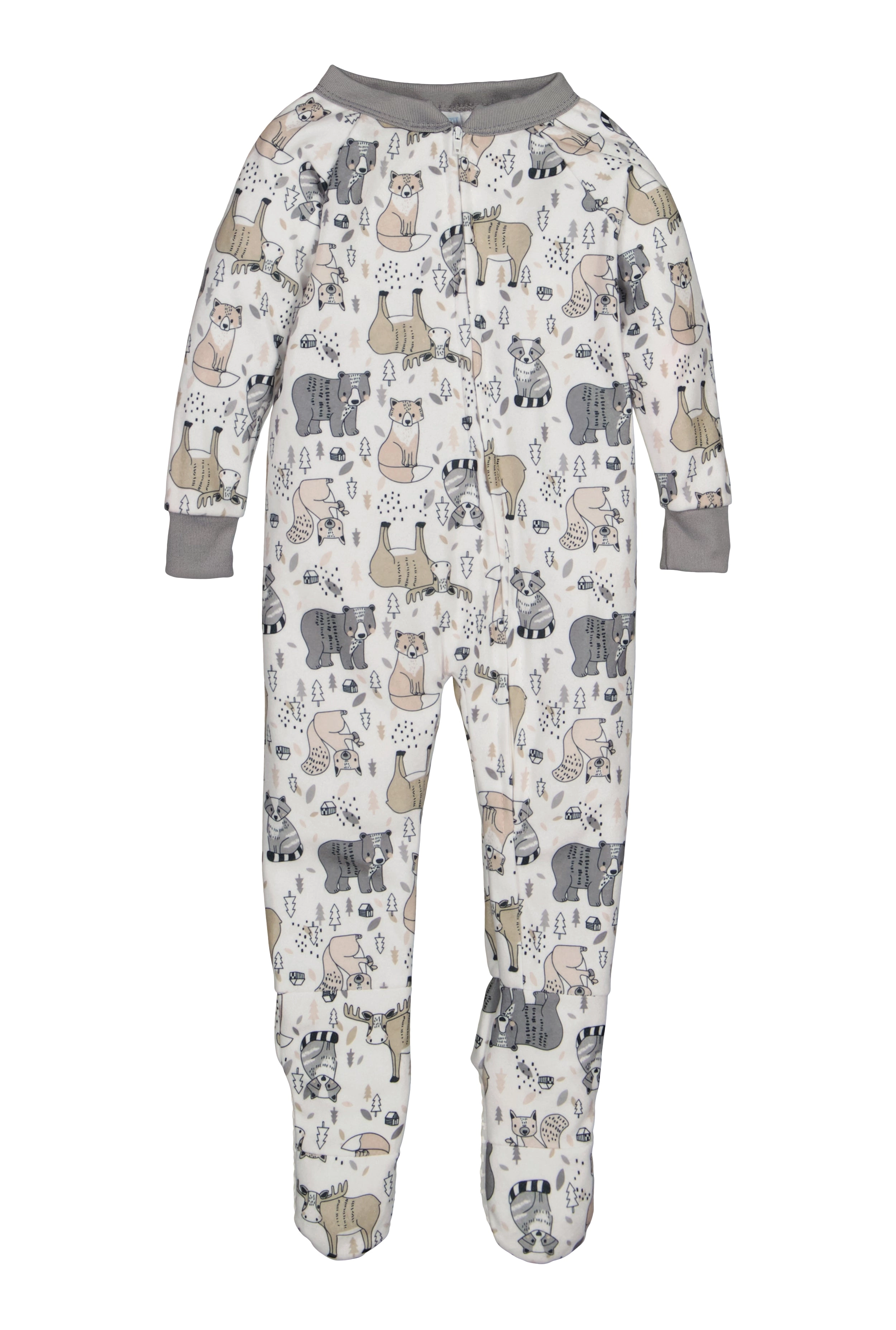 Baby Boys 12-24M Graphic Patterned Footed Pajamas