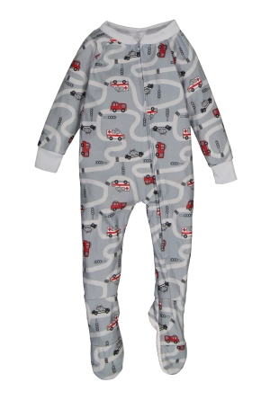 Baby Boys 12-24M Graphic Patterned Footed Pajamas