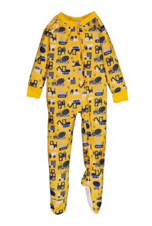 Baby Boys 12-24M Graphic Print Footed Pajamas