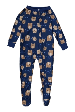 Baby Boys 12-24M Graphic Print Footed Pajamas