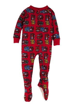 Baby Boys 12-24M Graphic Print Footed Pajamas