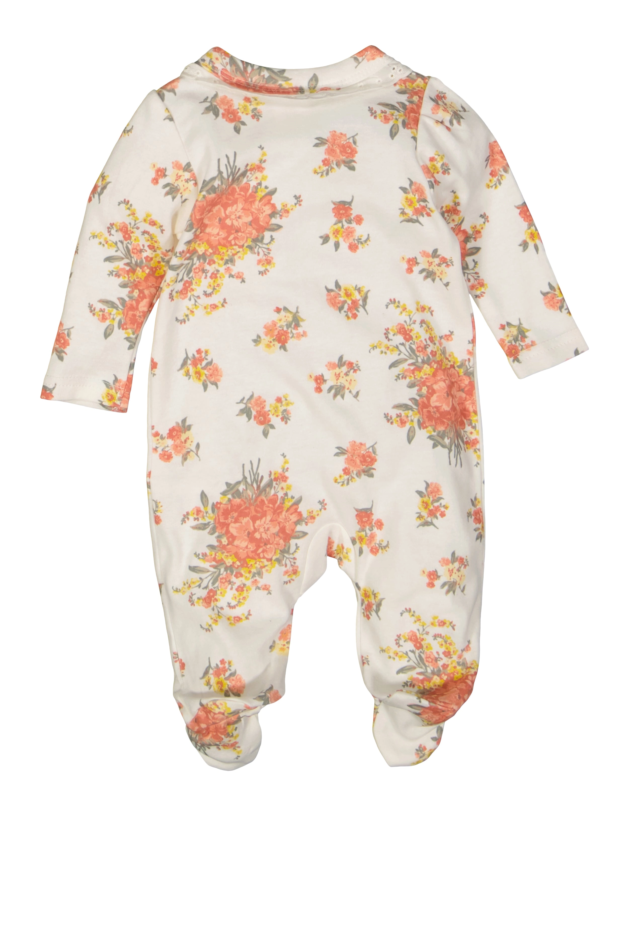 Baby Girls 0-9M Primrose Floral Footed Onesie
