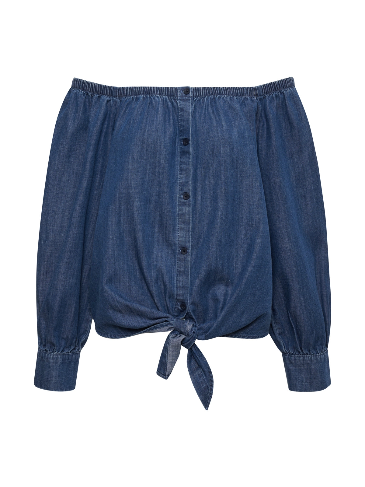 Ballet Tie Top Blue Slate