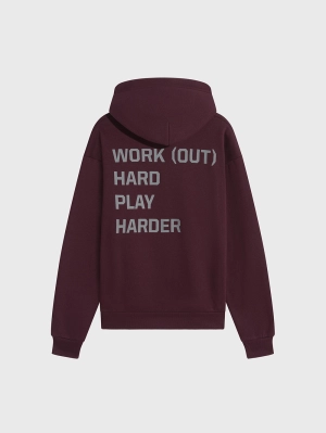 BARRY'S GARNET DECADES HOODIE