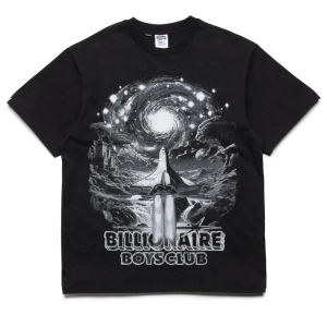 Billionaire Boys Club Gray Horizon Knit Tee - Black