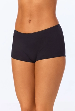 Black Stretch Jersey Boyshort Underwear