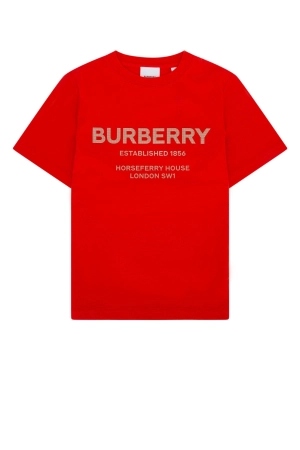 Burberry Kids Horseferry Print Crewneck T-Shirt
