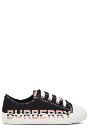 Burberry Kids Icon Stripe Logo Print Sneakers