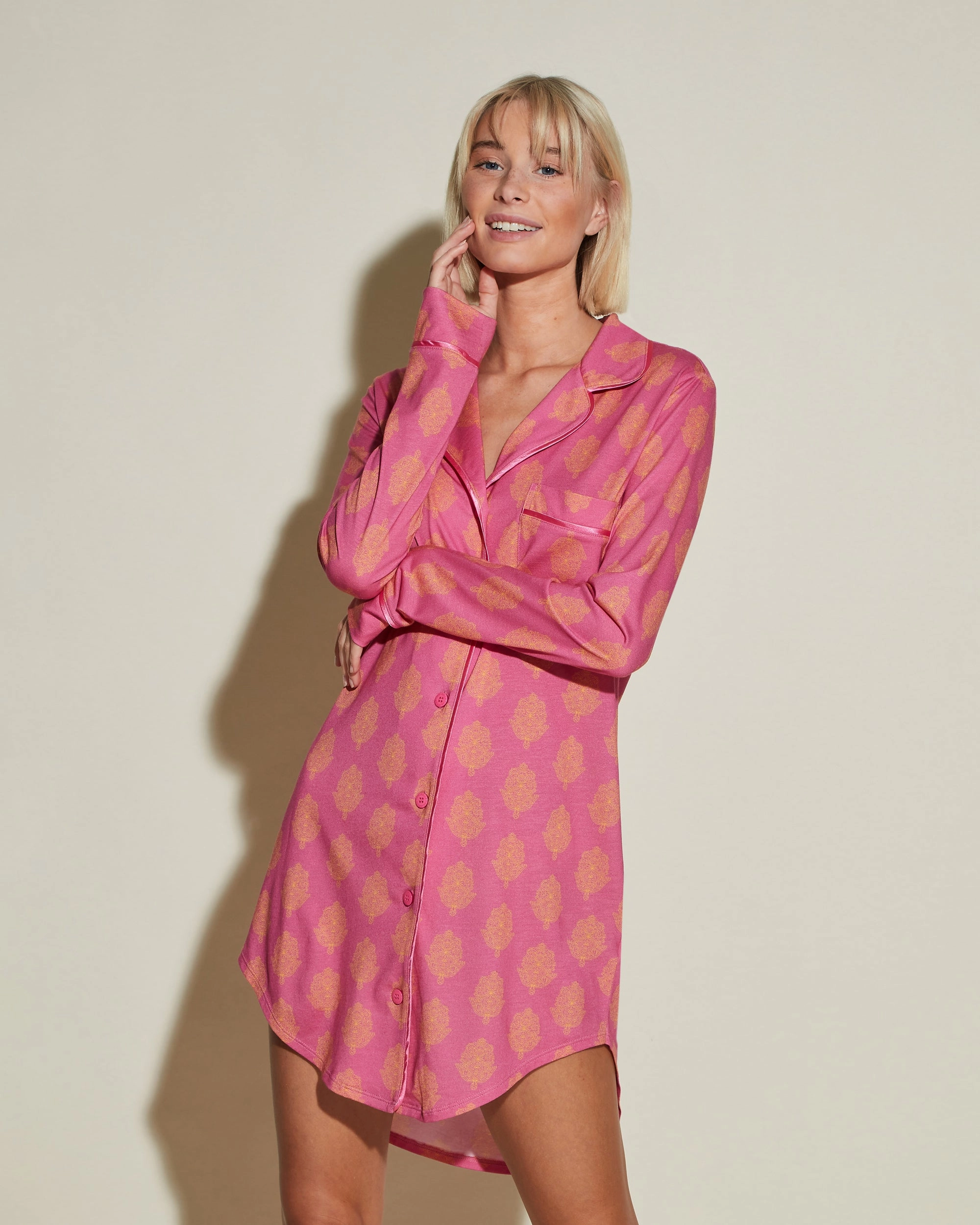Camicia Da Notte Stampata