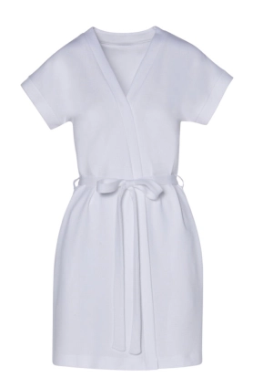 CARMEN VON GLASER /MARELLE ~Carolina Short sleeved robe piquet