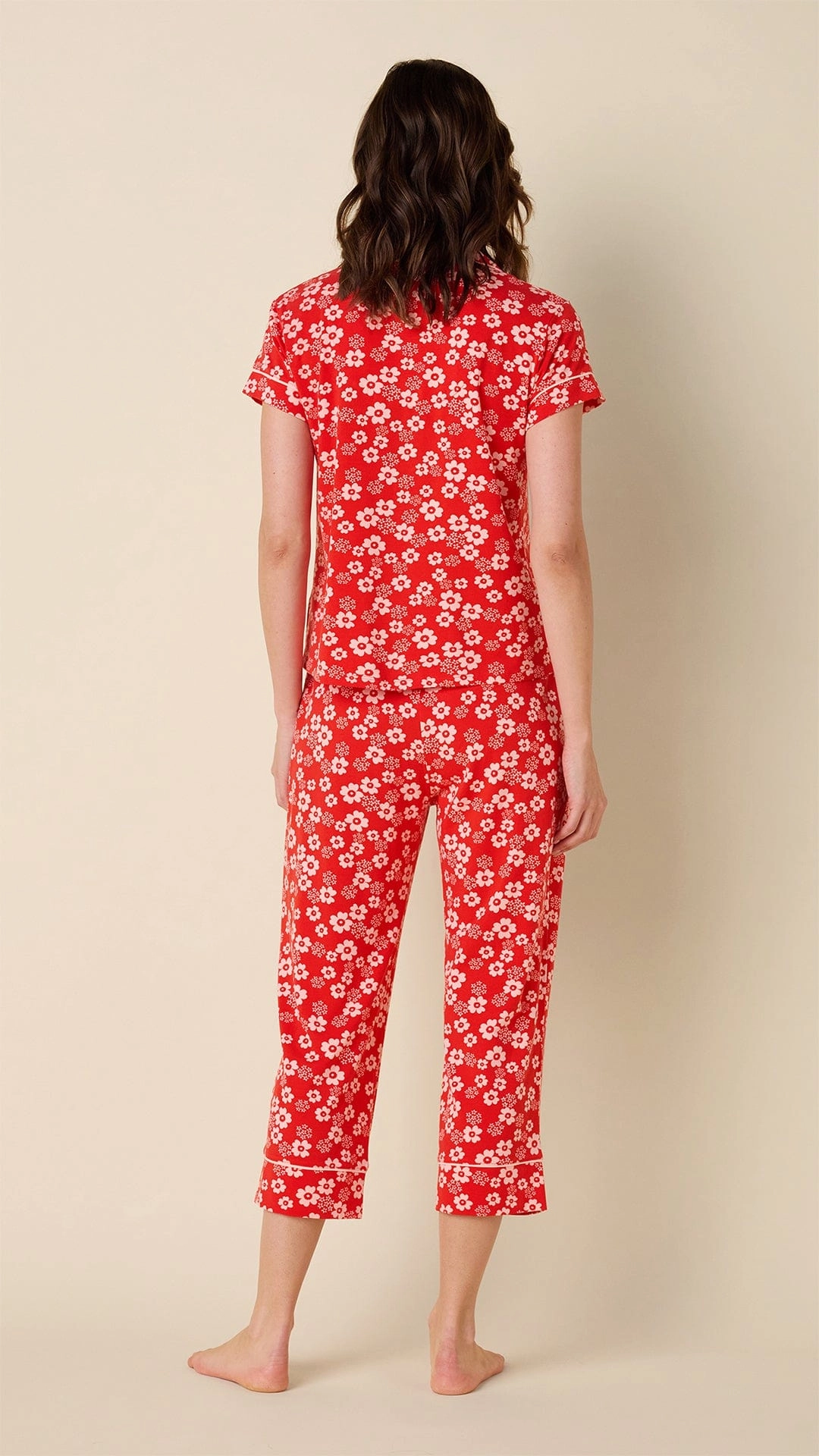 Cece Pima Knit Capri Set