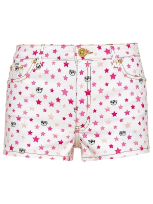 Chiara Ferragni Star Printed Logo-Patch Shorts