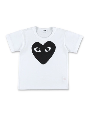 Comme des Garçons Play Kids Heat Print T-Shirt