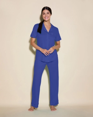 Conjunto De Pijama Con Camisa De Manga Corta Y Pantalones