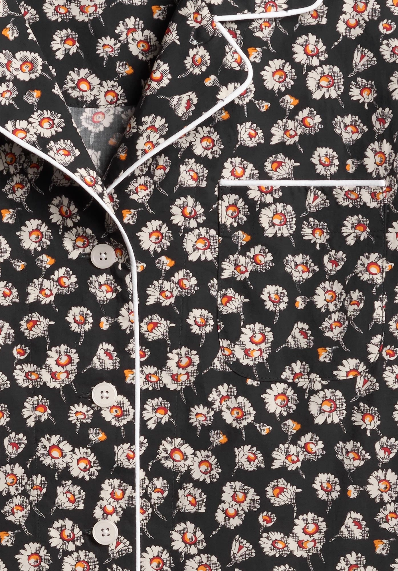 Corita Pajama Set in Daisy Print