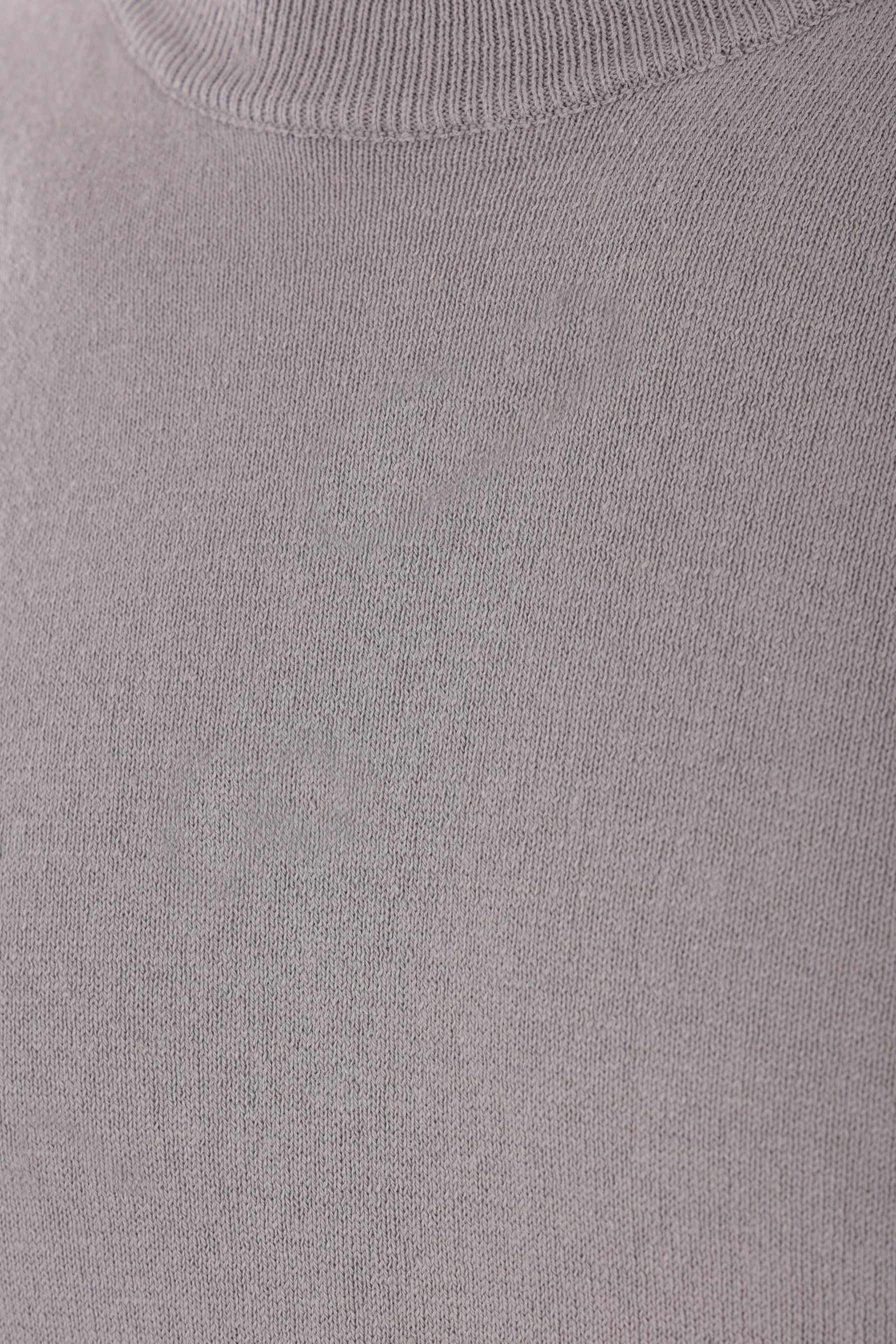 cotton sweater with logo badge