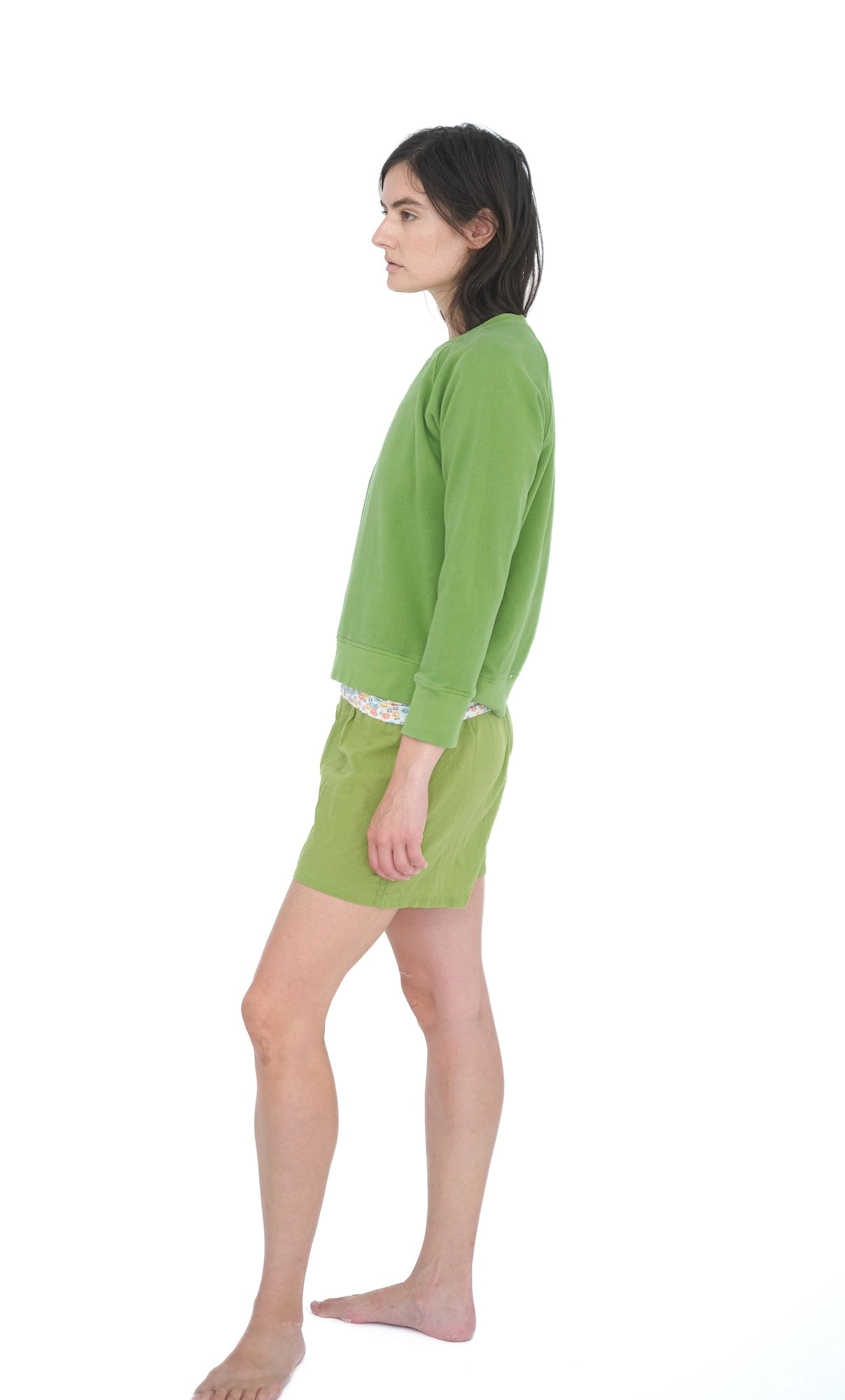 Crewneck Sweatshirt, Spring Onion