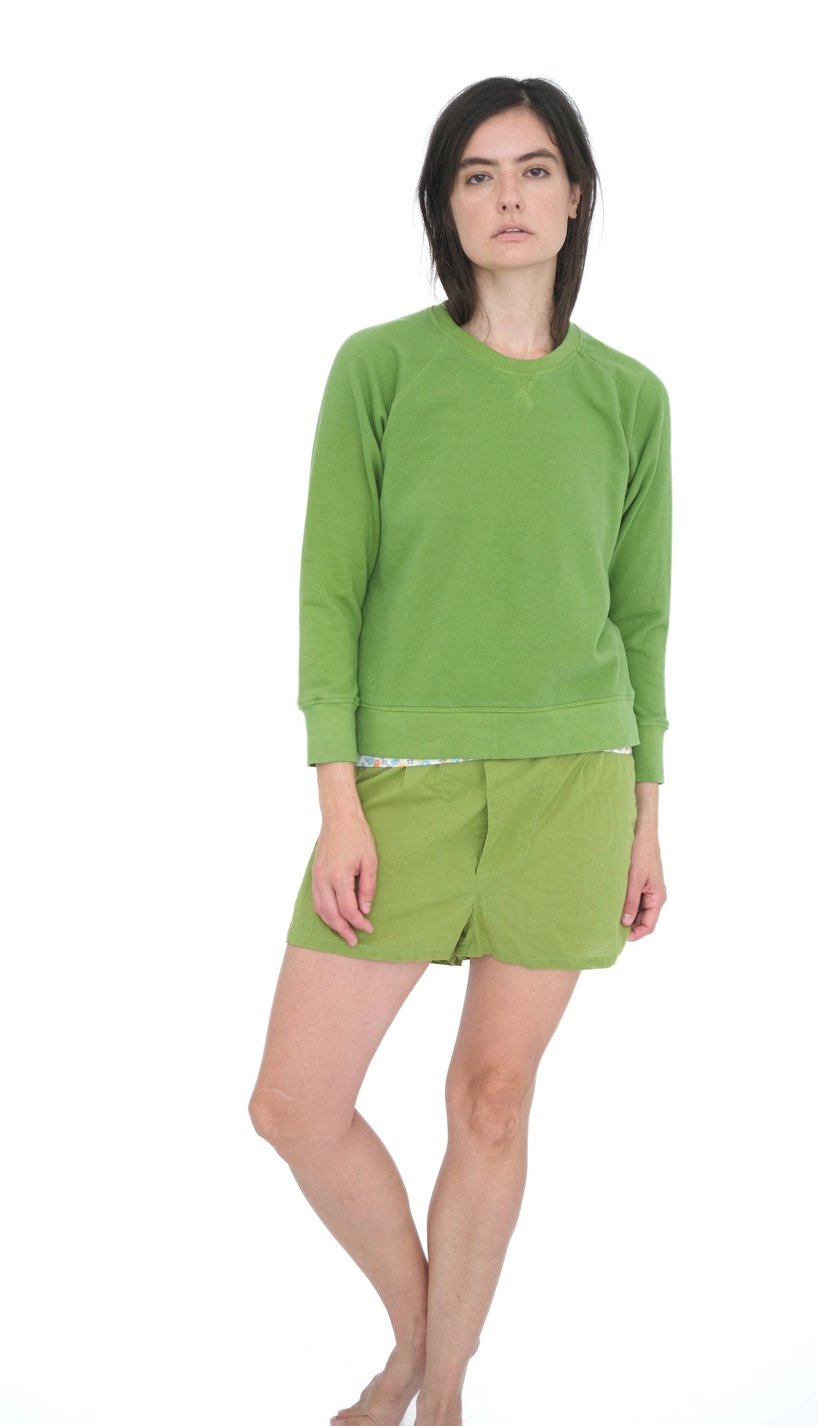 Crewneck Sweatshirt, Spring Onion