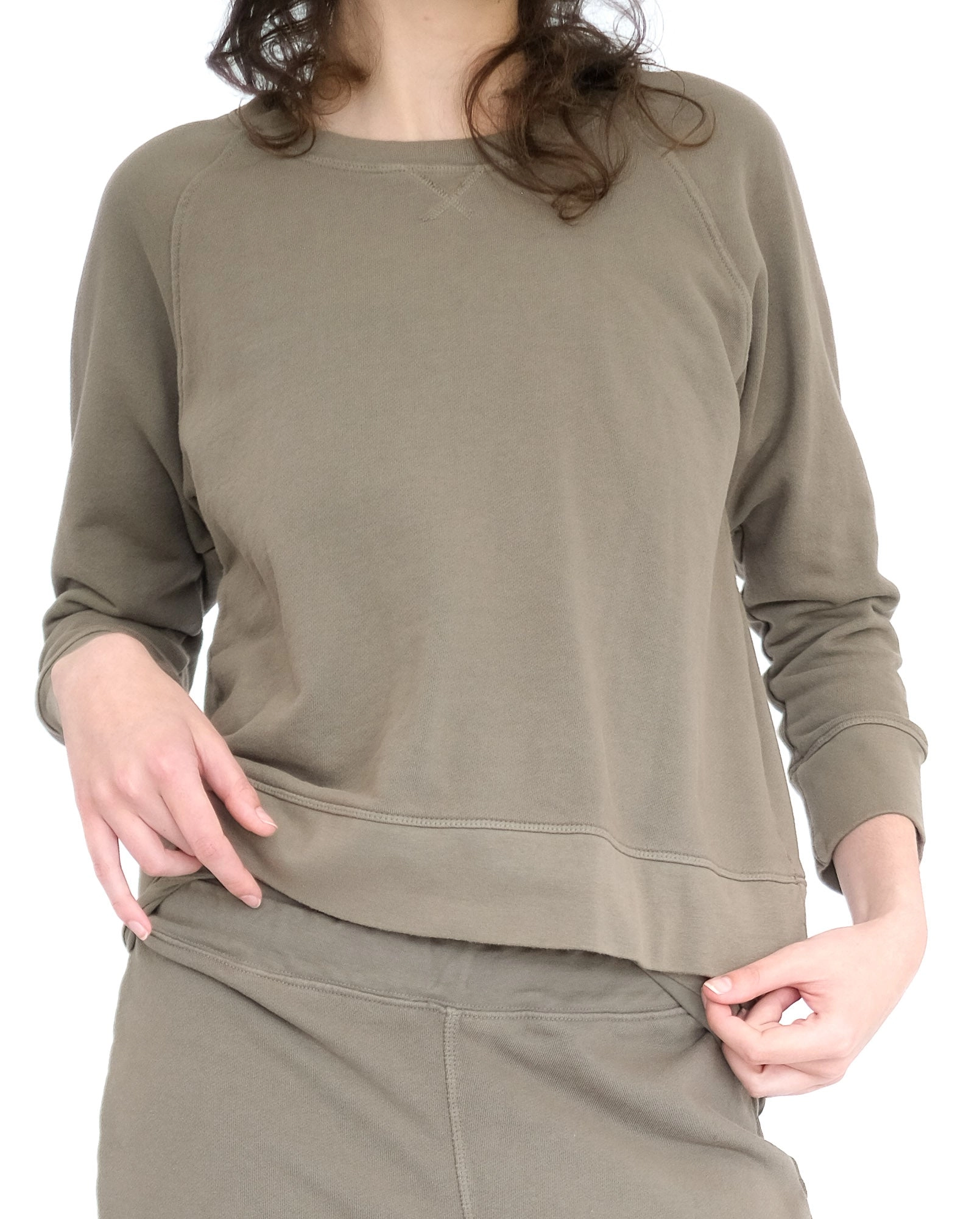 Crewneck Sweatshirt, Walnut