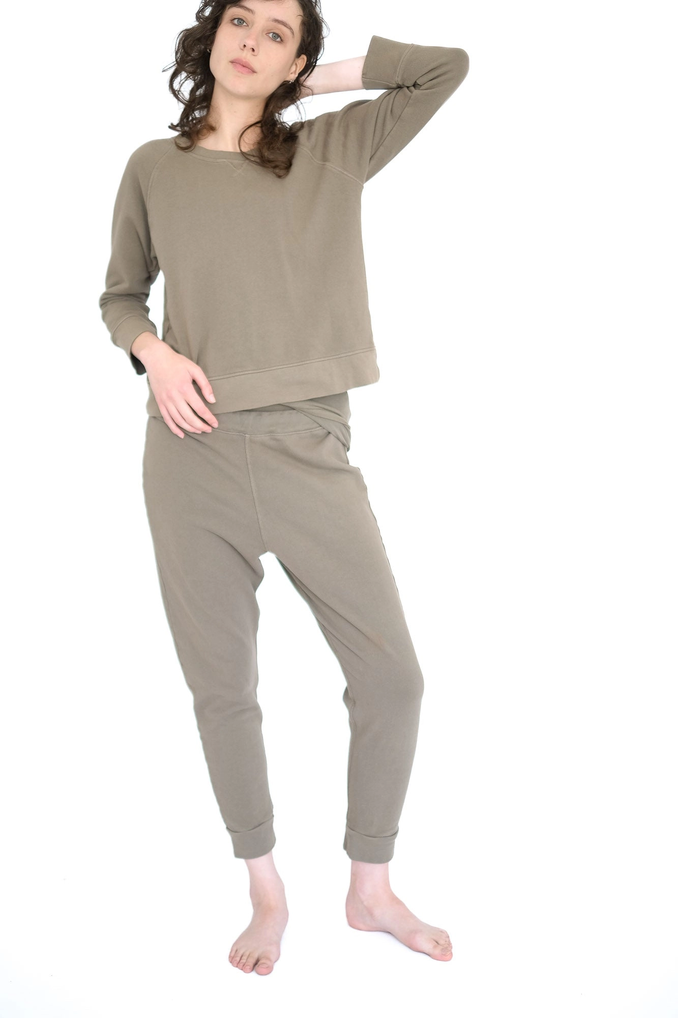 Crewneck Sweatshirt, Walnut