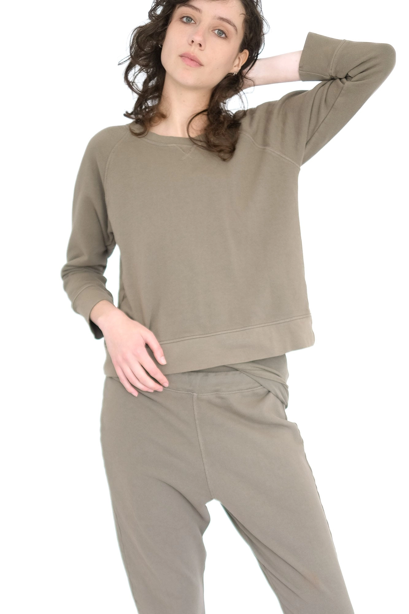 Crewneck Sweatshirt, Walnut