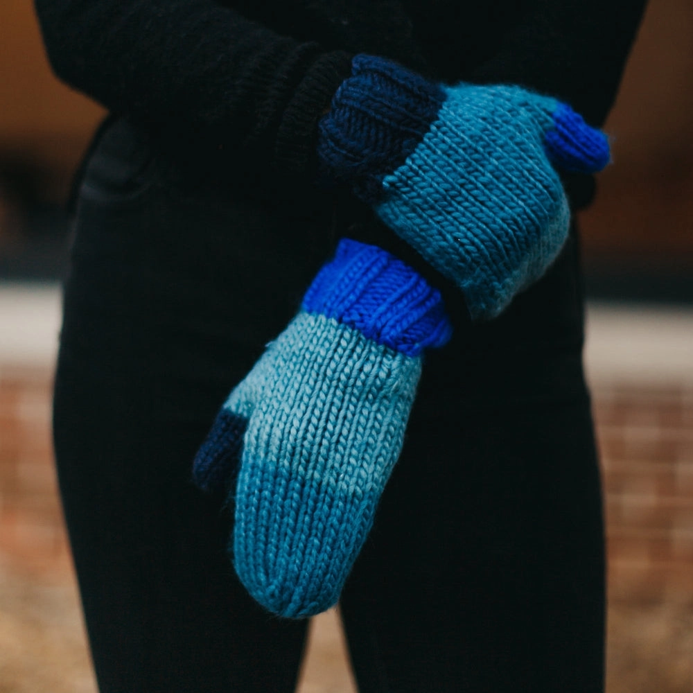 CURE Mittens (Blue)