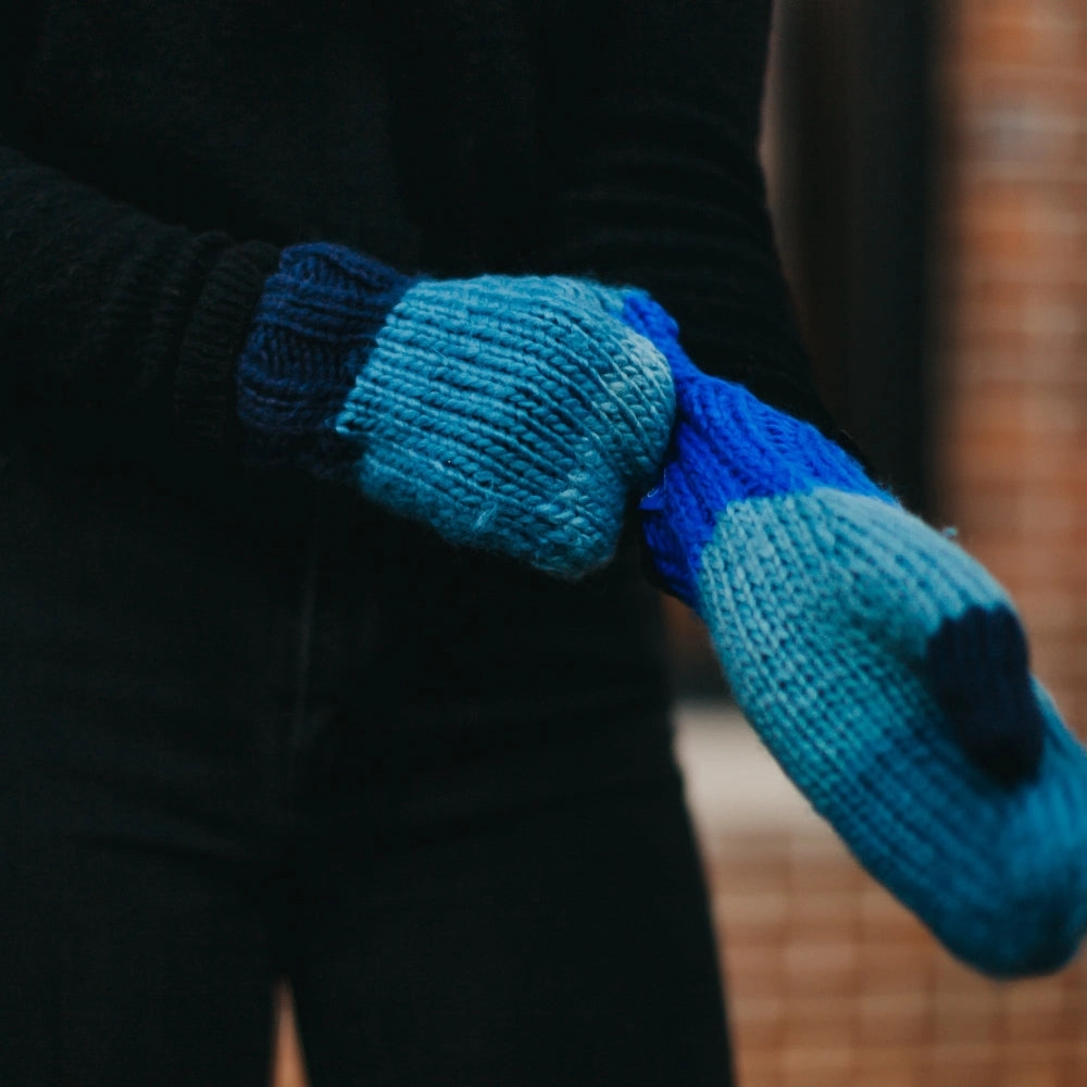 CURE Mittens (Blue)