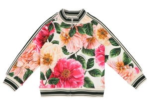Dolce & Gabbana Kids Camellia Print Interlock Sweatshirt