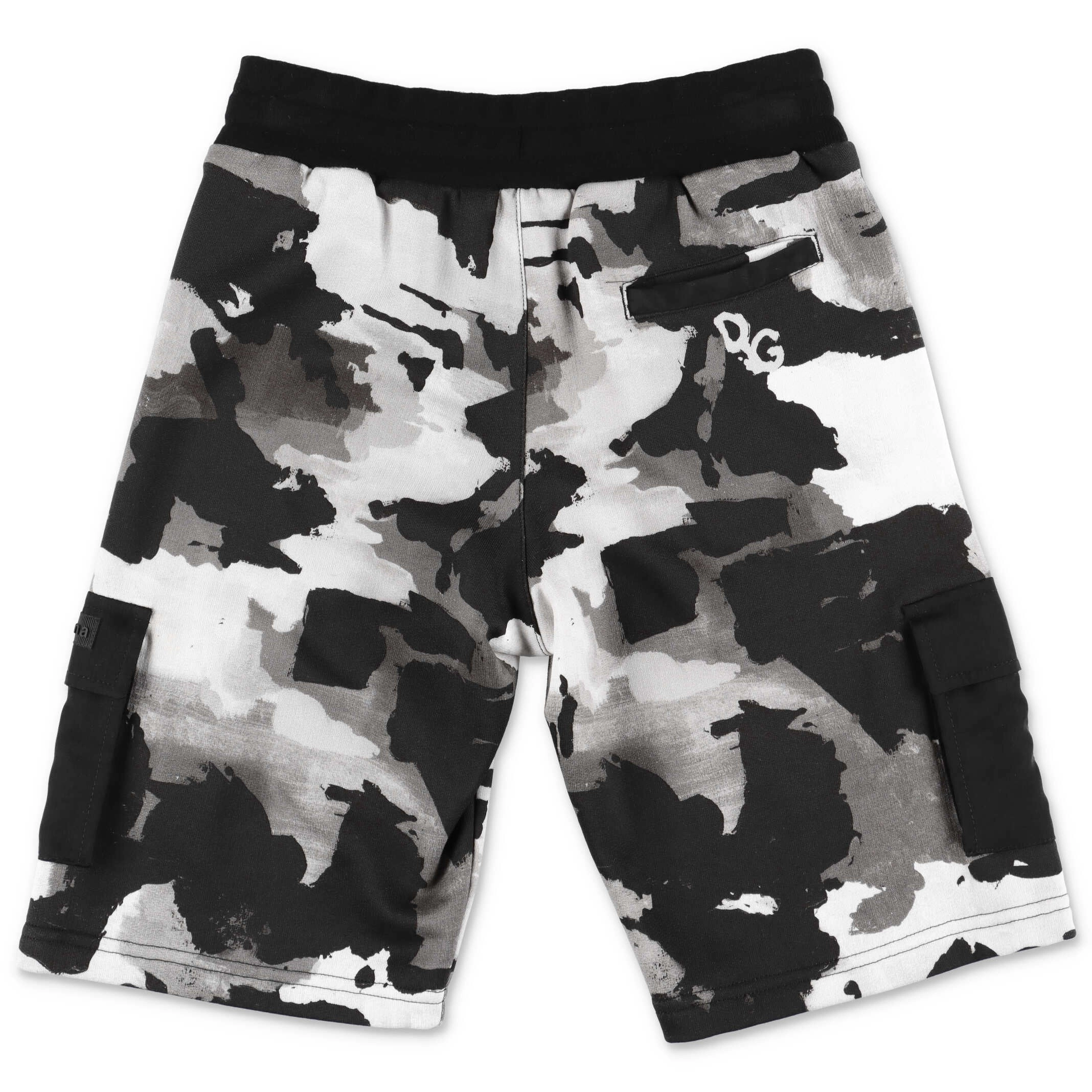 Dolce & Gabbana Kids Camouflage Print Jogging Shorts