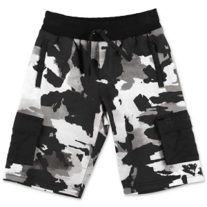 Dolce & Gabbana Kids Camouflage Print Jogging Shorts
