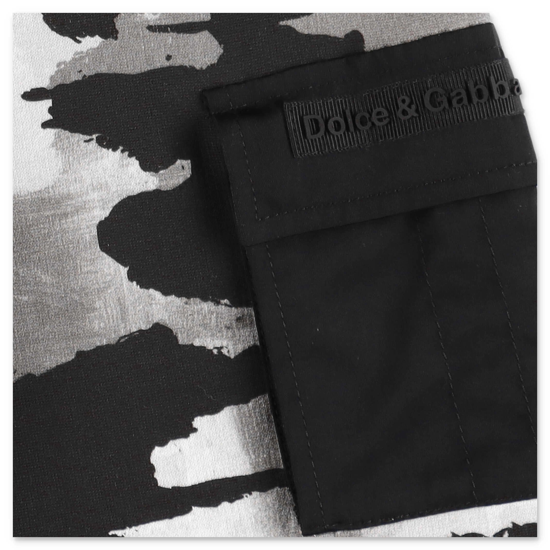 Dolce & Gabbana Kids Camouflage Print Jogging Shorts