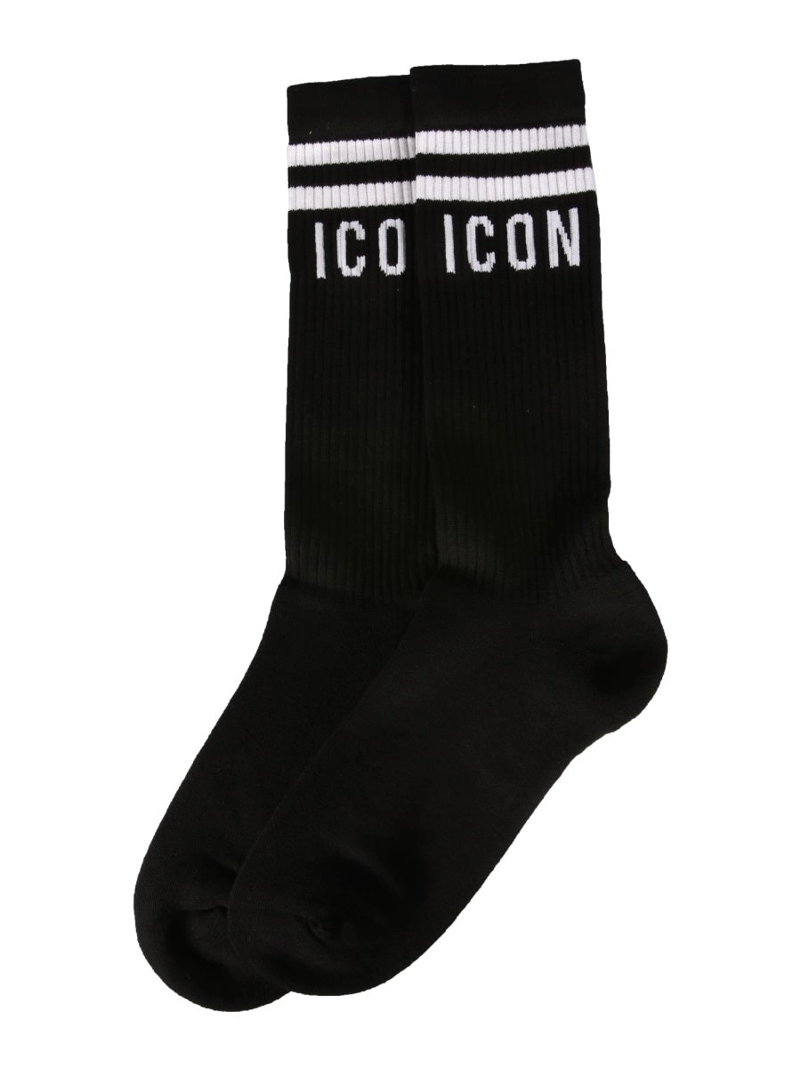 Dsquared2 Logo Intarsia Socks