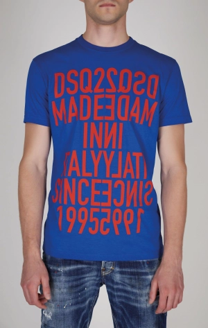 Dsquared2 Logo Printed Crewneck T-Shirt