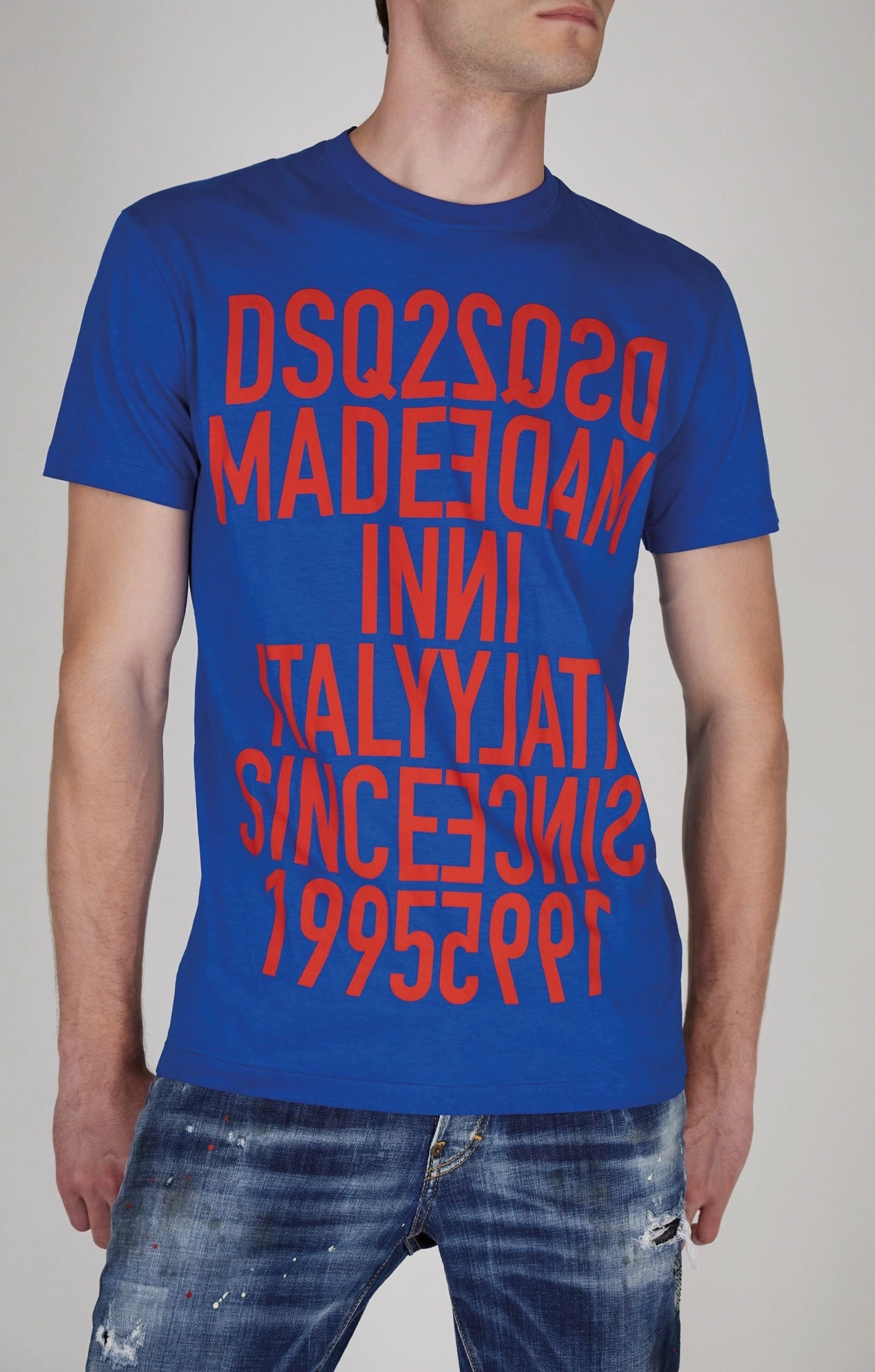 Dsquared2 Logo Printed Crewneck T-Shirt