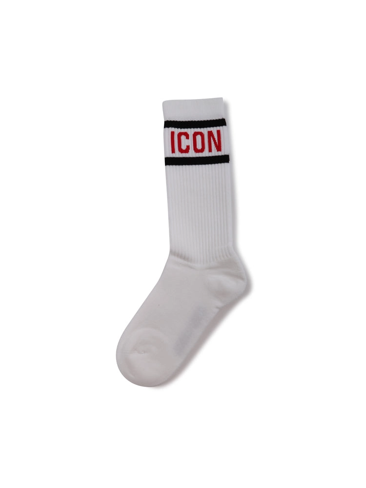 Dsquared2 Stripe-Detailed Ribbed Socks