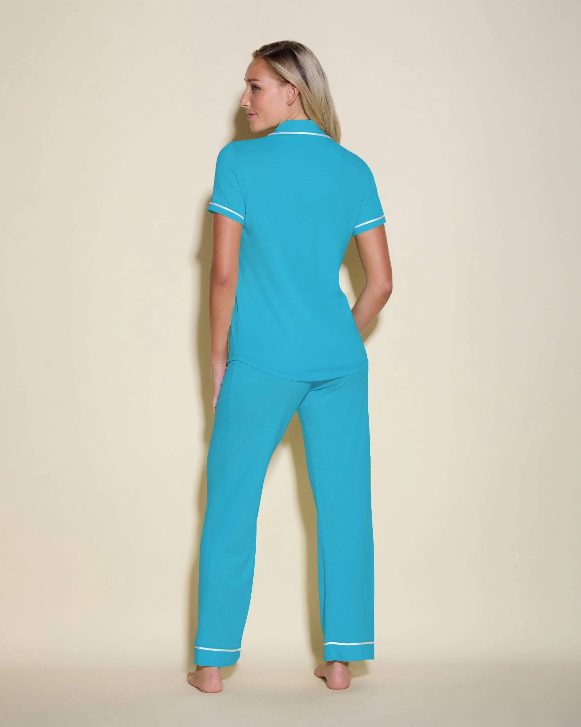 Ensemble Pyjama Haut  À Manches Courtes Et Pantalon