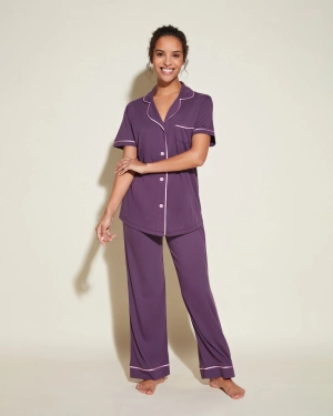 Ensemble Pyjama Haut  À Manches Courtes Et Pantalon