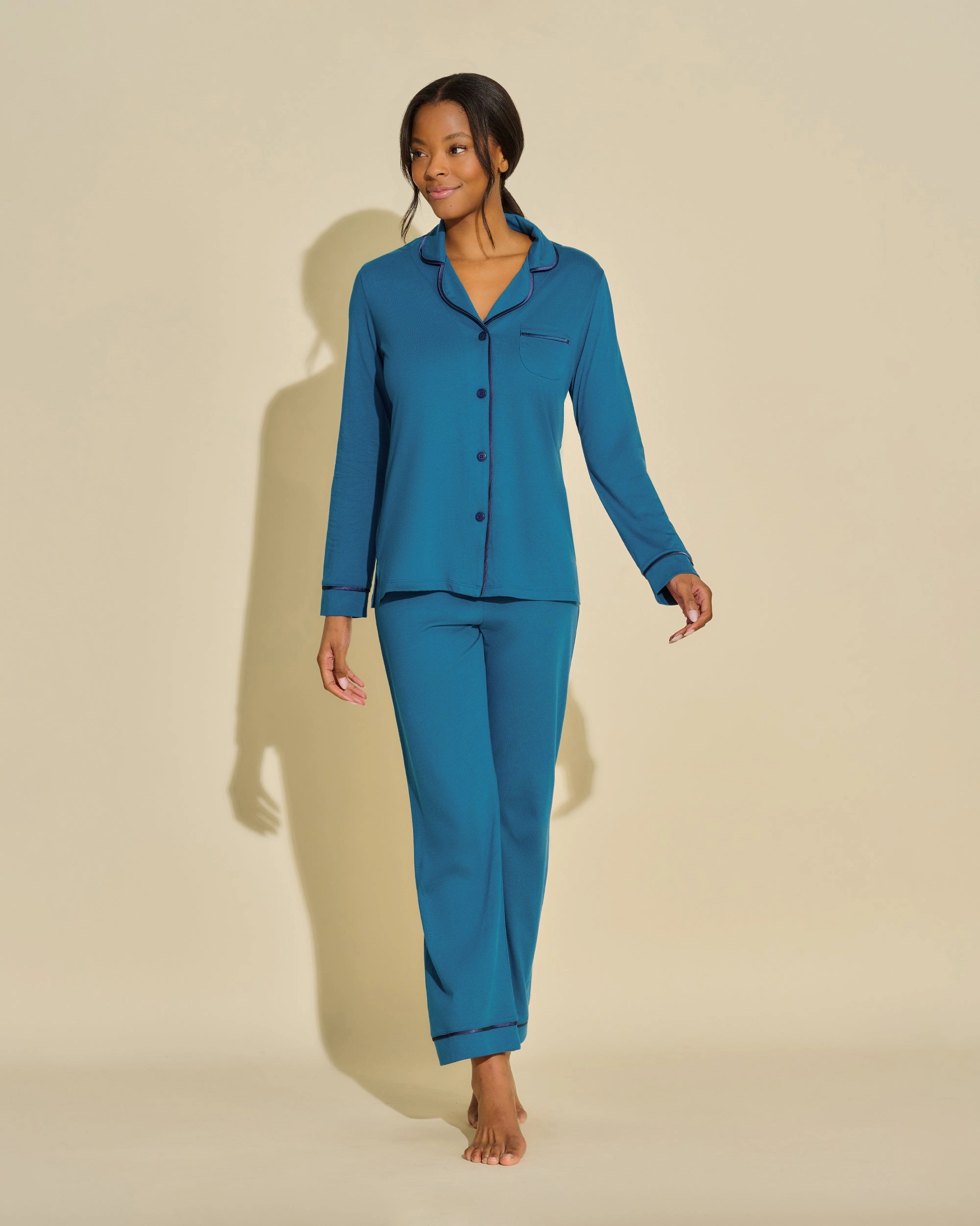 Ensemble Pyjama Haut À Manches Longues Et Pantalon