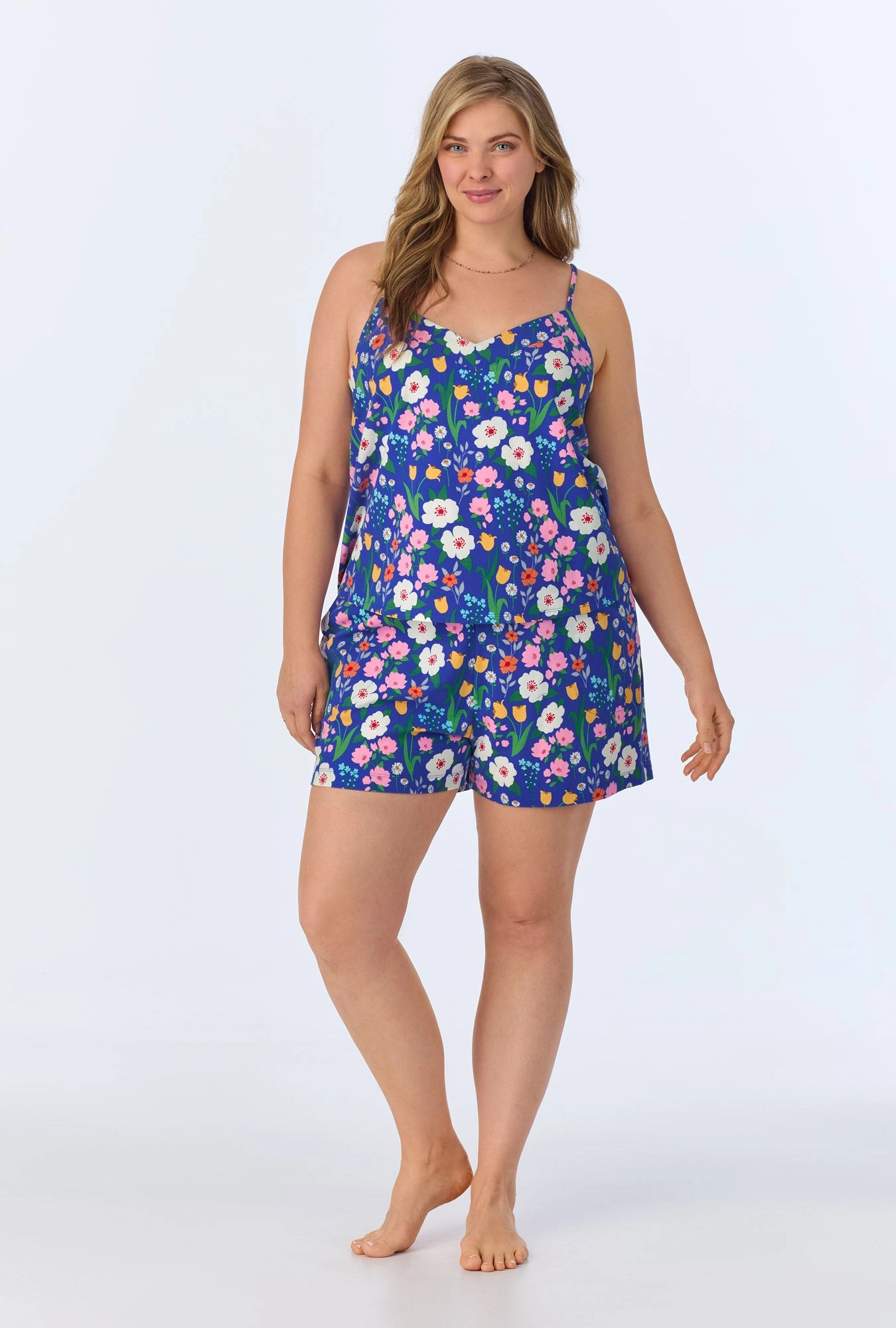 Flower Market  Cami Stretch Jersey Shorty PJ Set