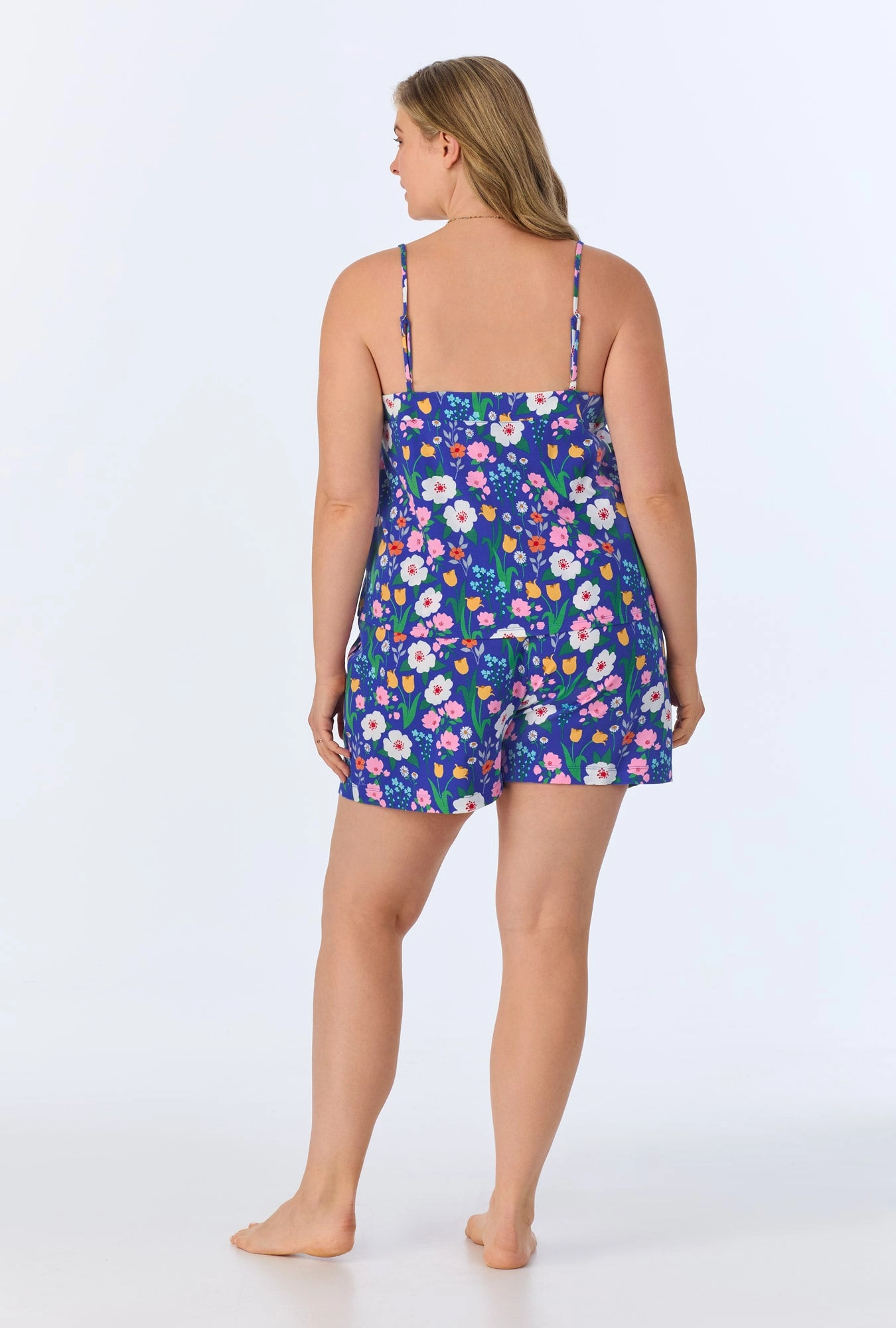 Flower Market  Cami Stretch Jersey Shorty PJ Set