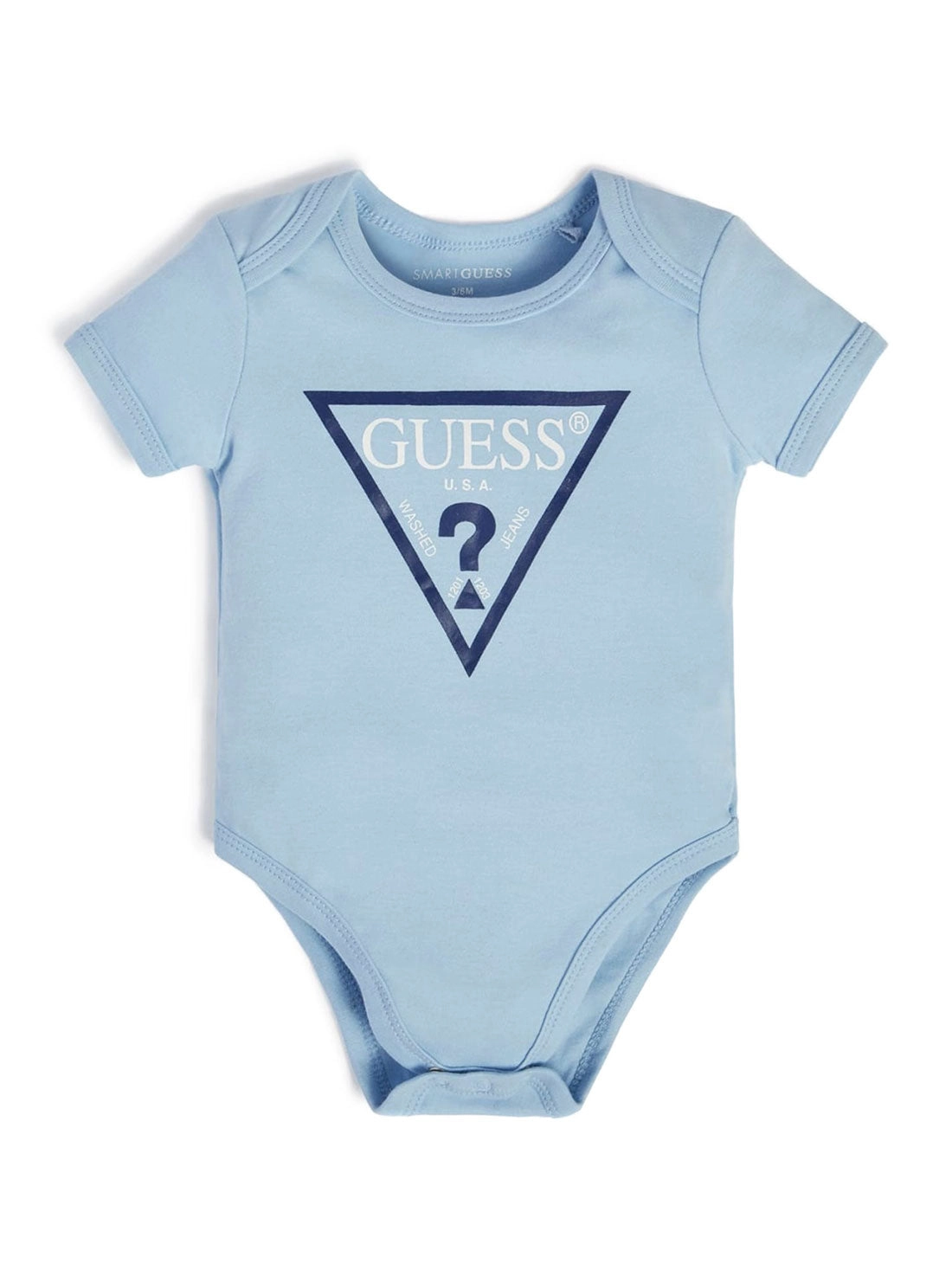Frosted Blue Logo Onesie (0-12m)