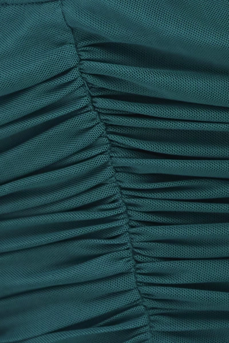 Green Bubble Top Long Sleeves
